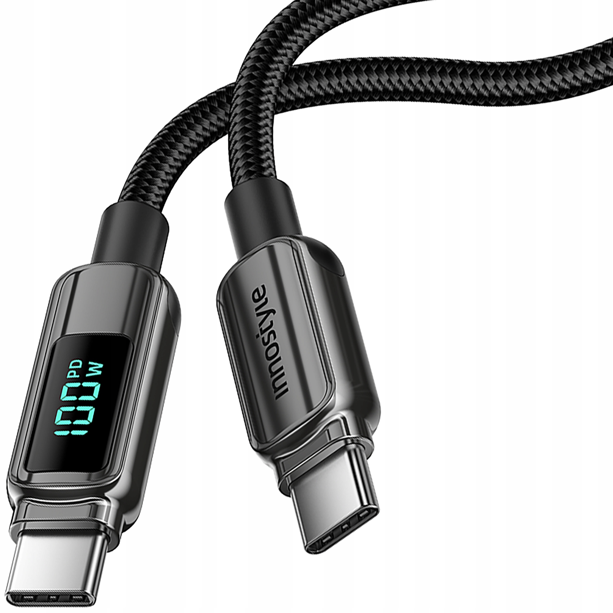 Innostyle Kabel z Wyświetlaczem USB-C Szybkie Ładowanie USB Typ C 100W 1M – Nowoczesne rozwiązanie dla Twoich urządzeń