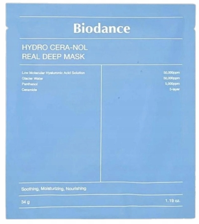 Biodance Hydro Cera-Nol Real Deep Mask – Intensywne nawilżenie dla Twojej skóry