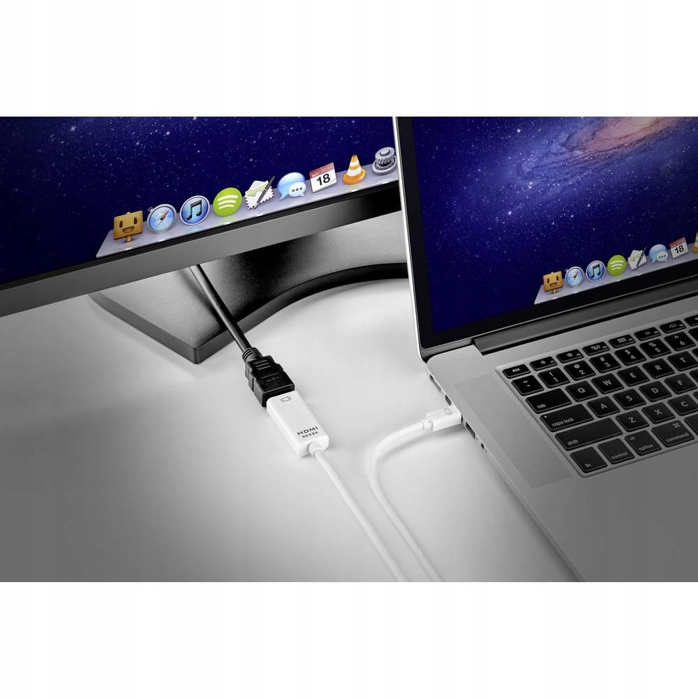 Zastosowanie i funkcjonalność – Podłącz urządzenia z HDMI do Mini DisplayPort