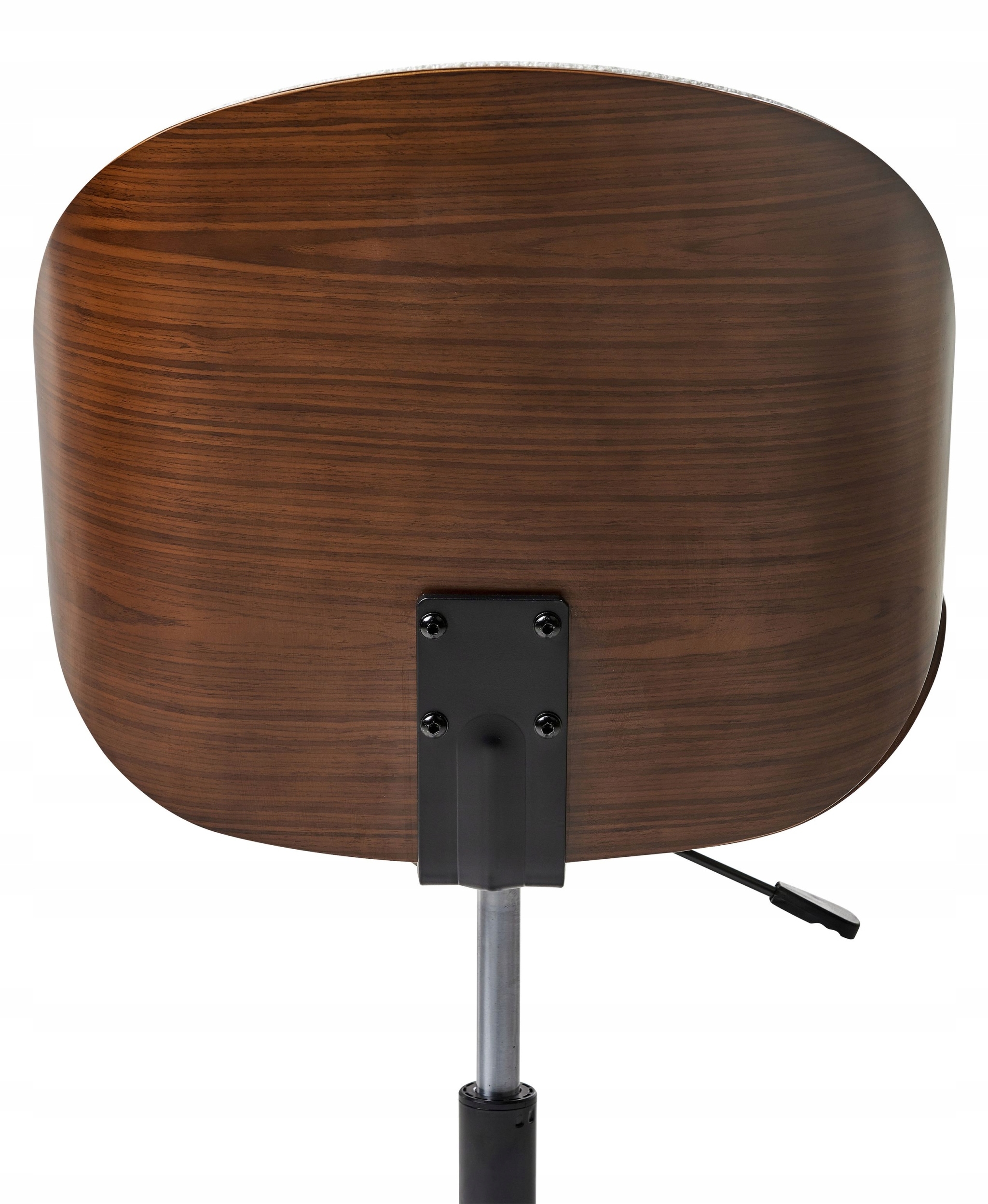 Fotel biurowy ciemne drewno z białym MENESHA – Elegancja i komfort w Twoim biurze