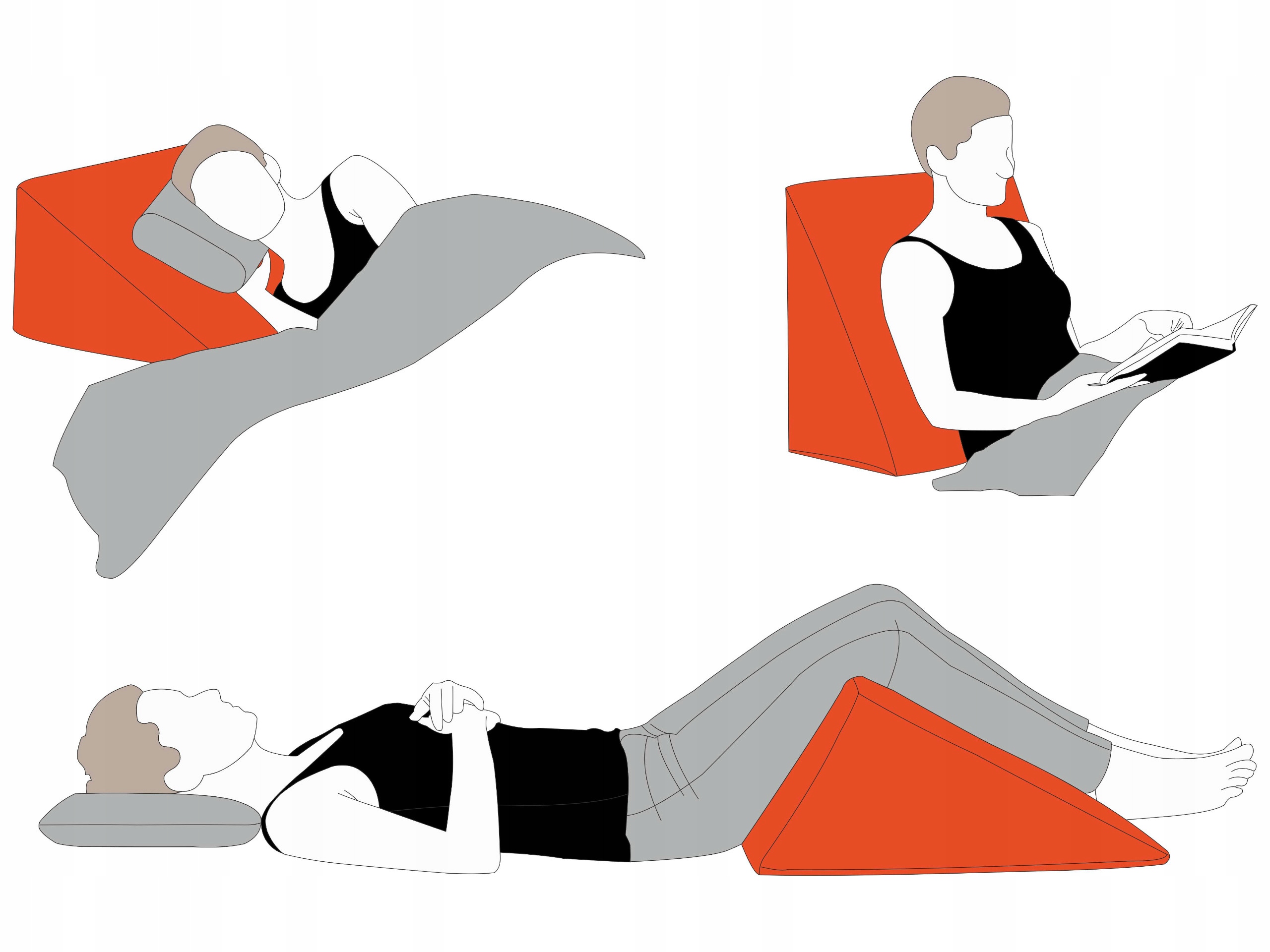 Uniwersalny kształt i zastosowanie poduszki