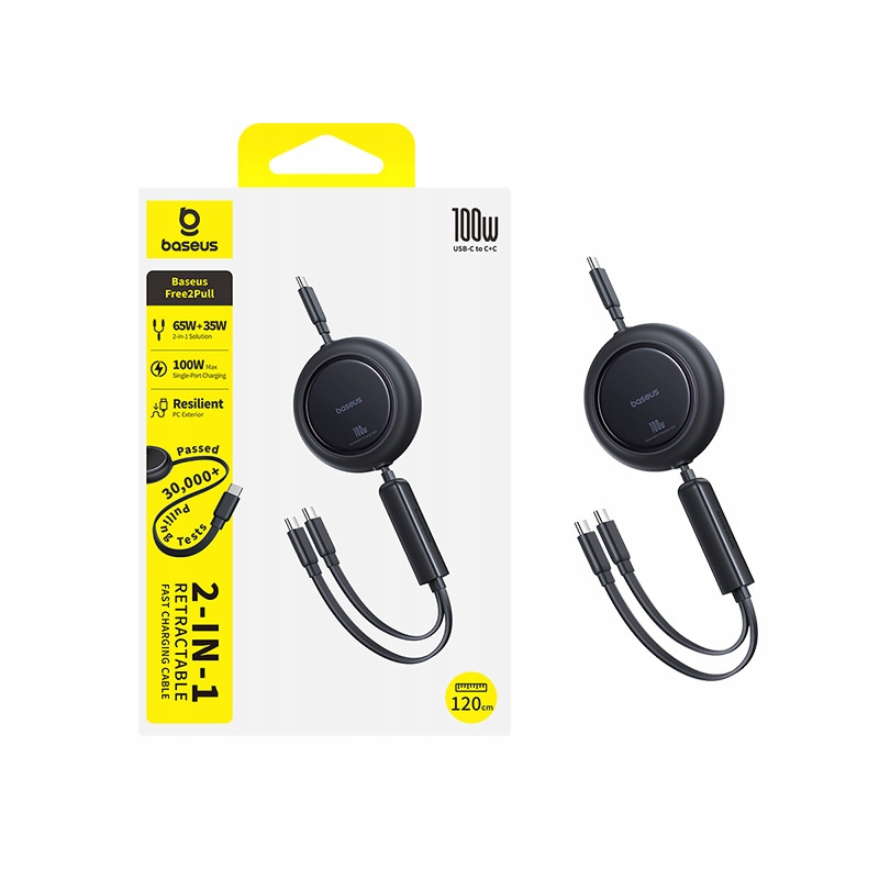 Dwa wyjścia USB-C – Ładowanie dwóch urządzeń jednocześnie