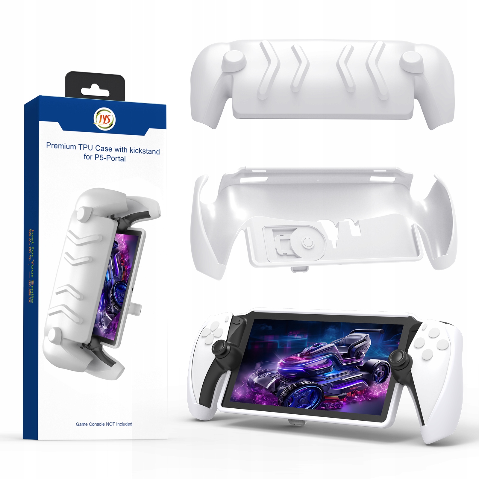 Ergonomiczne uchwyty dla wygodnego trzymania konsoli