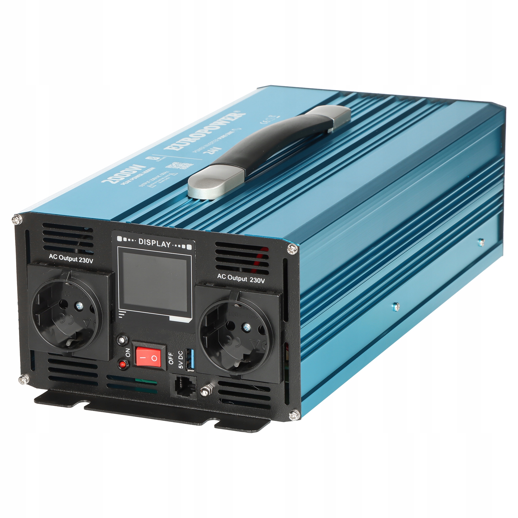 Wysoka moc użytkowa – 2000 W dla ciągłej pracy