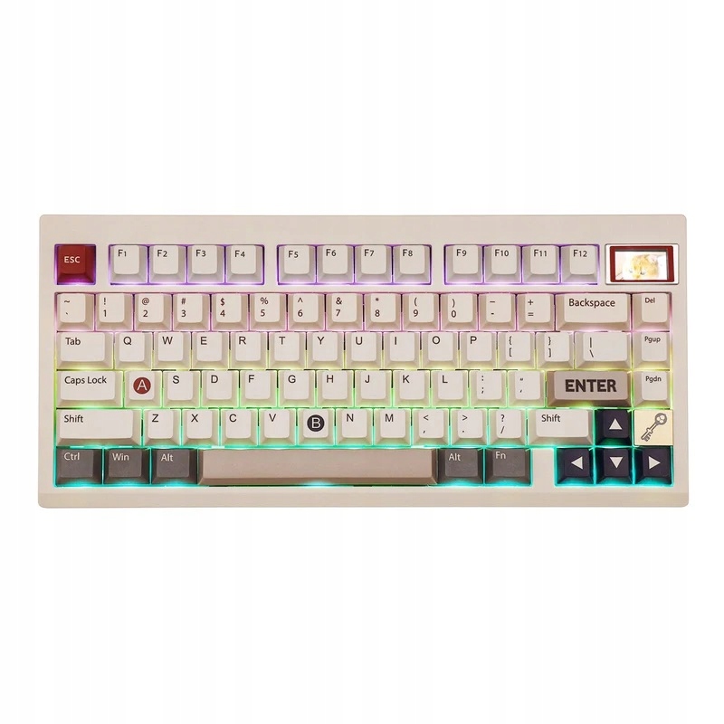 Programowalna klawiatura z unikalnym ekranem RGB