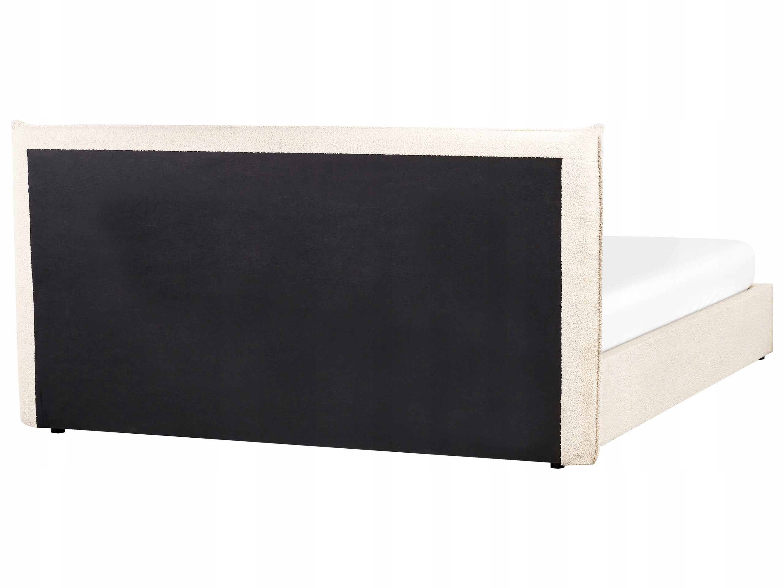 Wysokiej jakości materiał bouclé w eleganckim odcieniu beżu