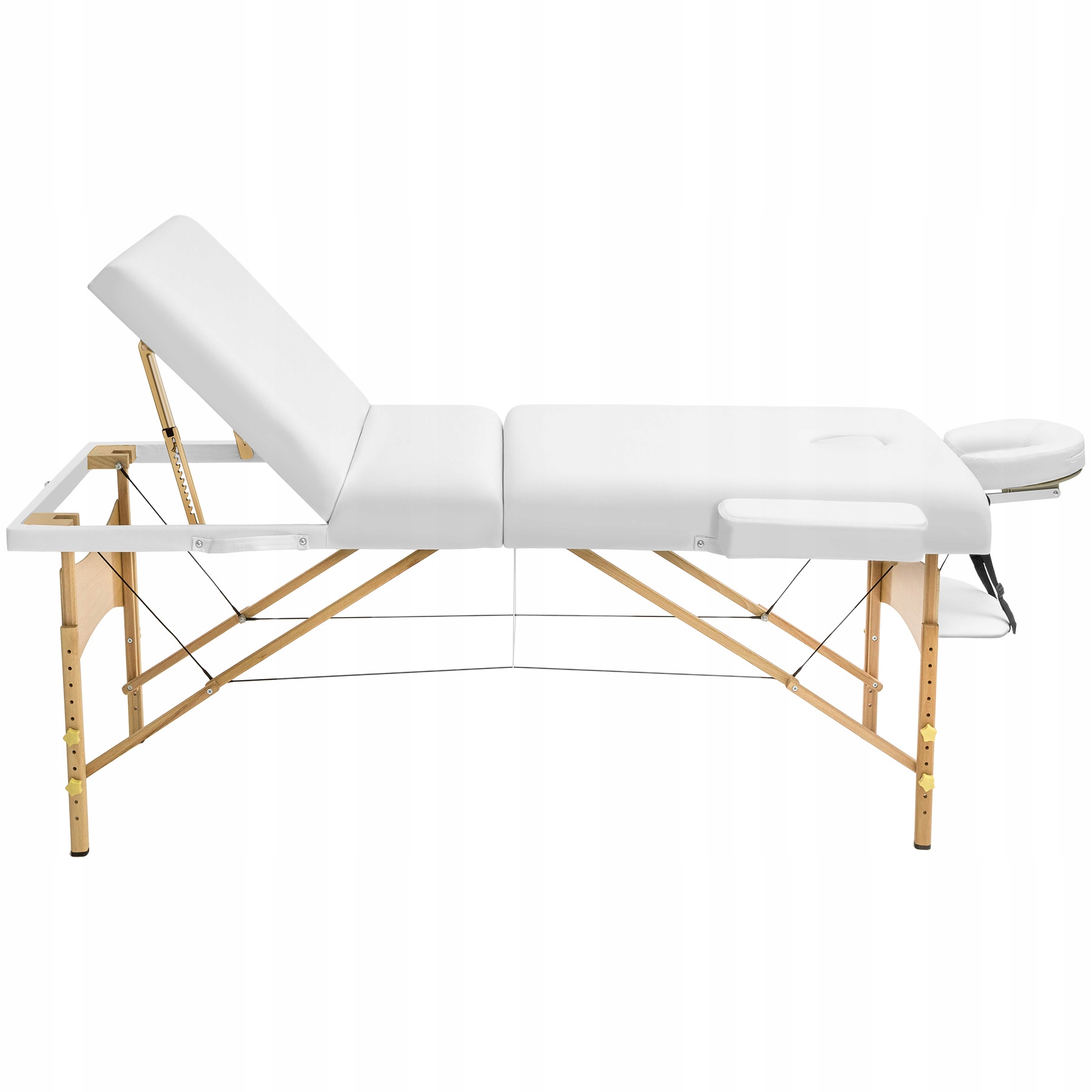 Stabilna drewniana rama i łatwość w utrzymaniu czystości