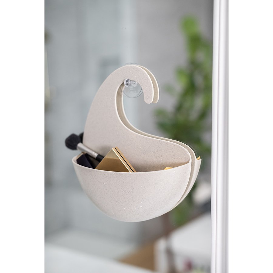 Praktyczny uchwyt na akcesoria łazienkowe i kosmetyki