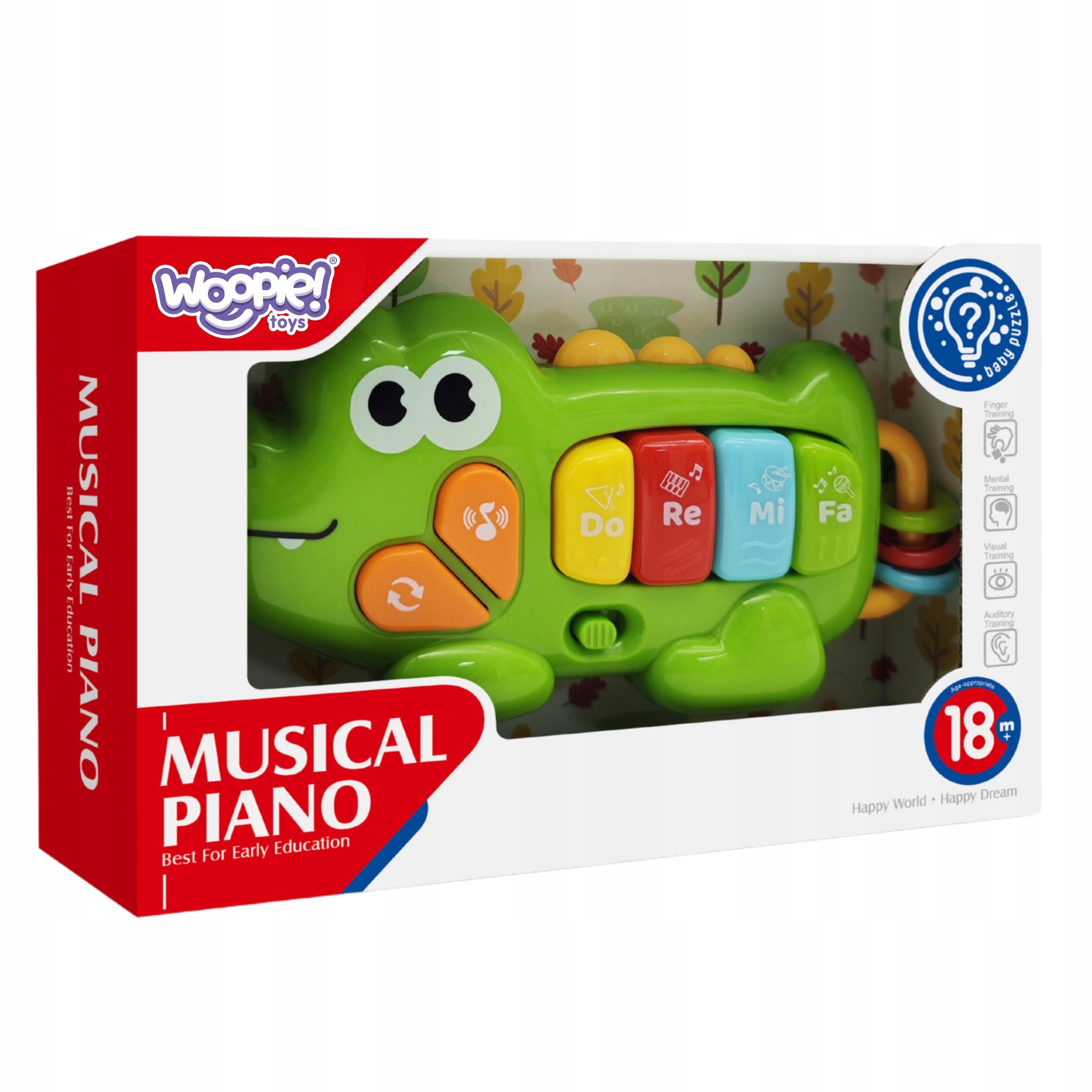 Baby Pianinko Interaktywne Krokodyl Organki Muzyczne Dźwięki Światło 18m+ – Muzyczna przygoda dla najmłodszych