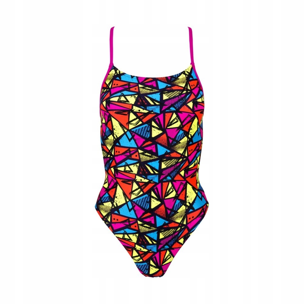 AQUA-SPORT STRÓJ KĄPIELOWY SINGLE CORES TRÓJKĄTY MULTI KOLOR #0004101 ROZMIAR S – Idealny wybór na lato