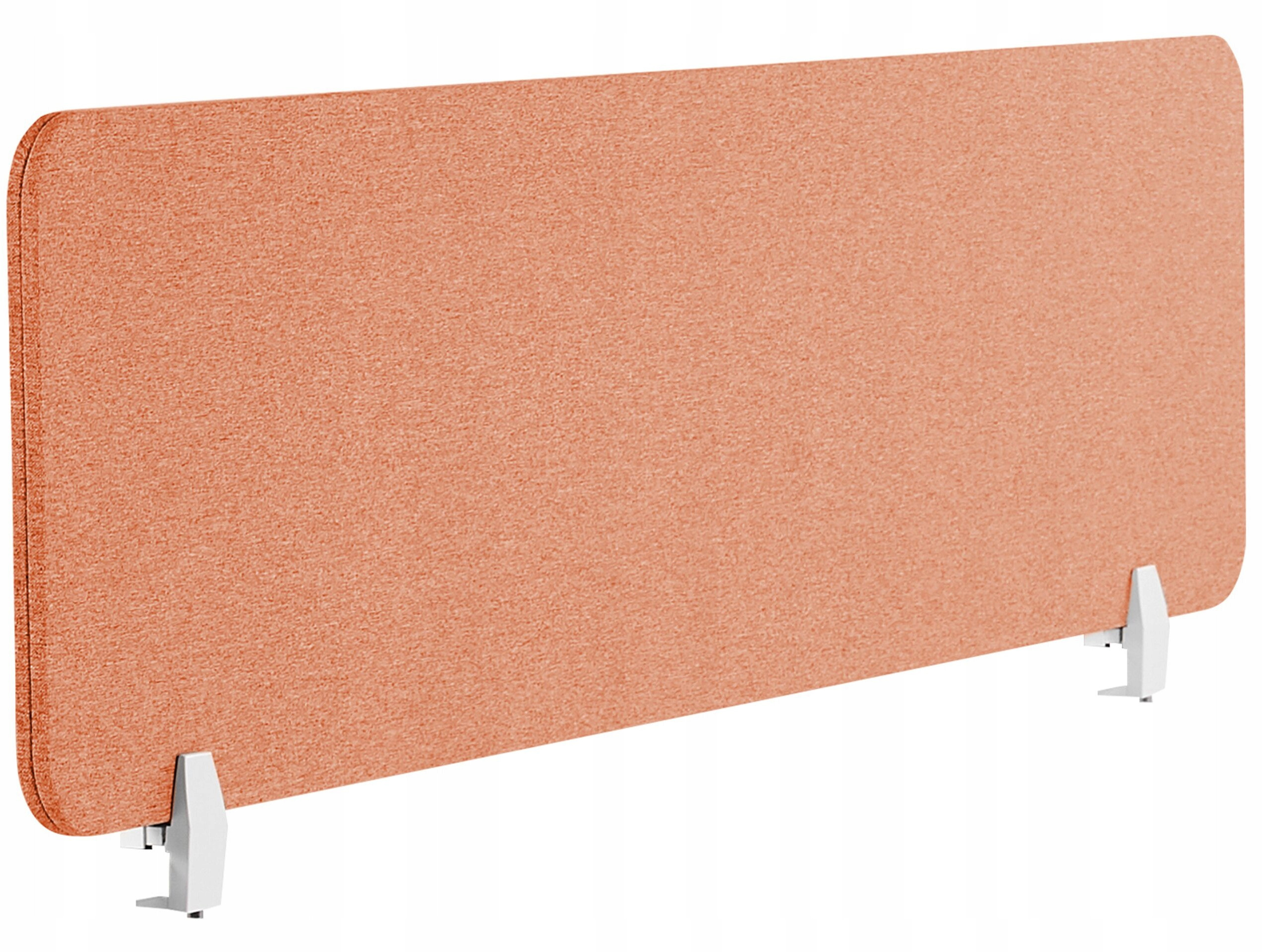 Przegroda na biurko 130 x 40 cm czerwona WALLY – Idealne rozwiązanie dla Twojego biura