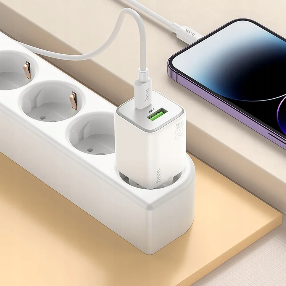 Podwójne porty ładowania – USB-C i USB-A w jednym urządzeniu