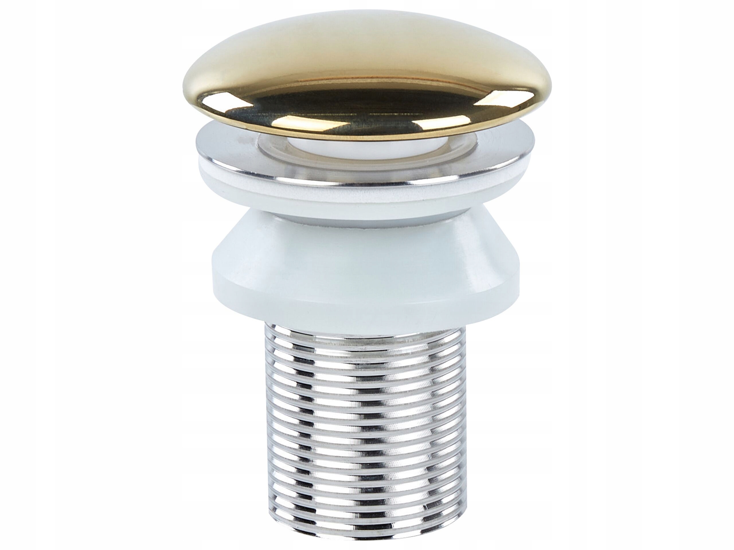 Funkcjonalny korek spustowy typu click-clack