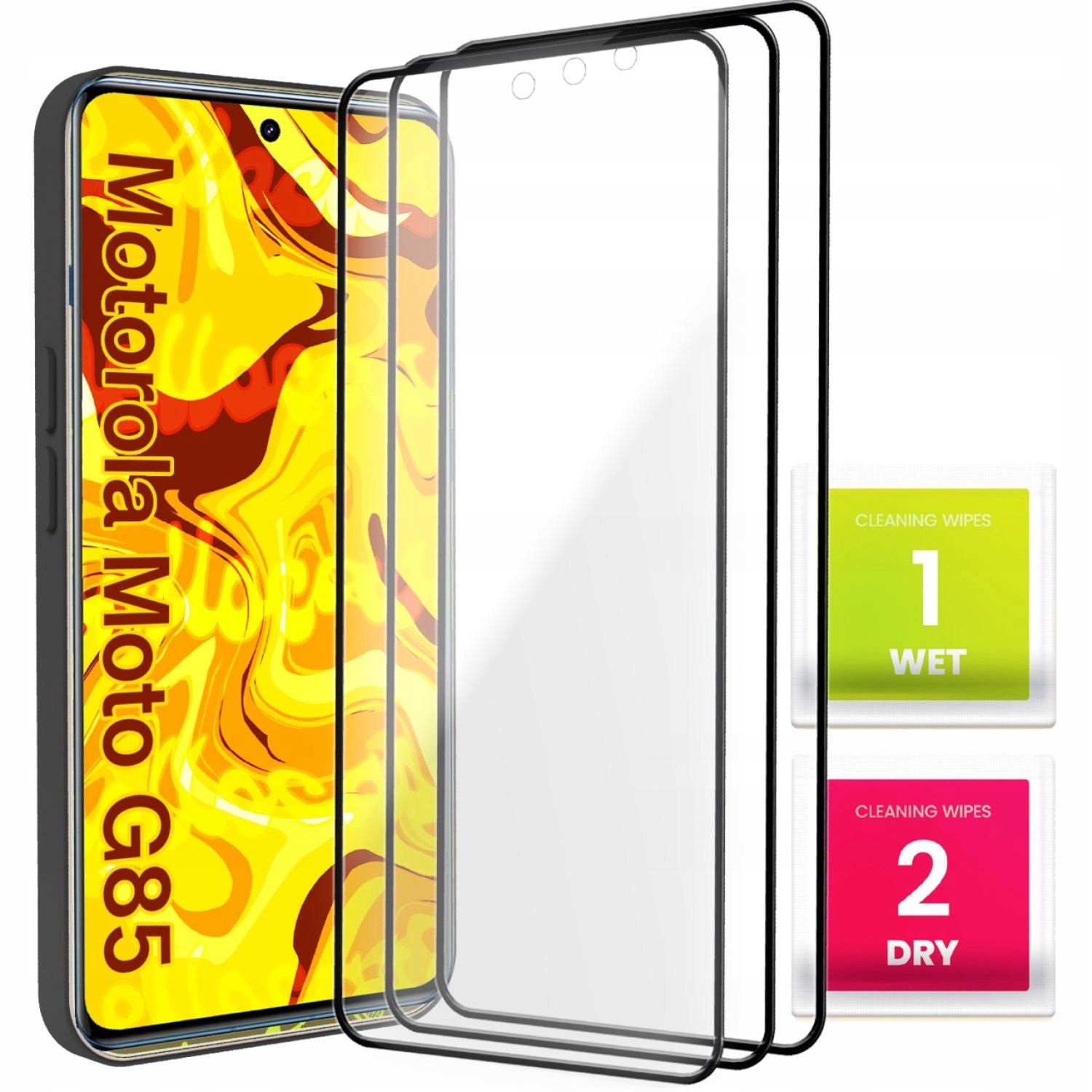 3-PAK Szkło Hartowane Do Motorola Moto G85 – Pełna Ochrona Ekranu