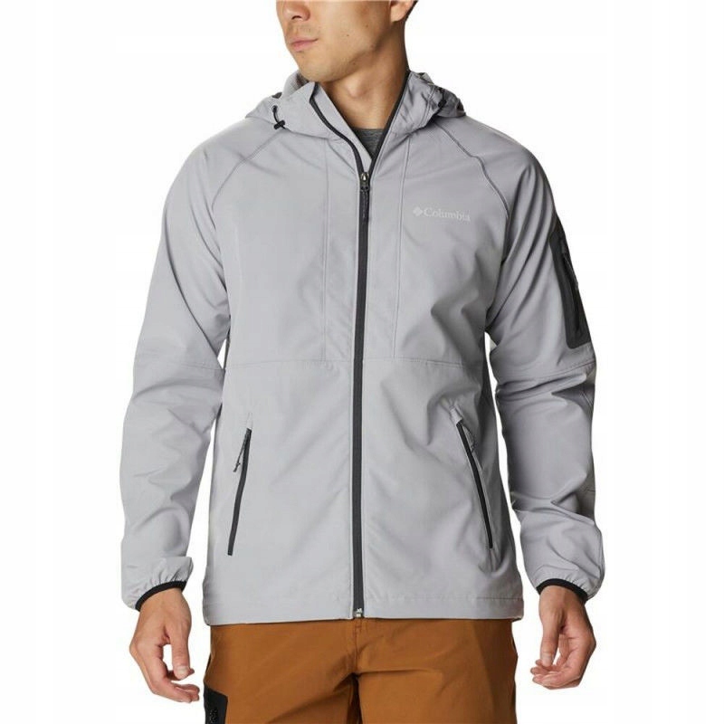 Kurtka Columbia Tall Heights Hooded Softshell - Szary L (1975591039)
