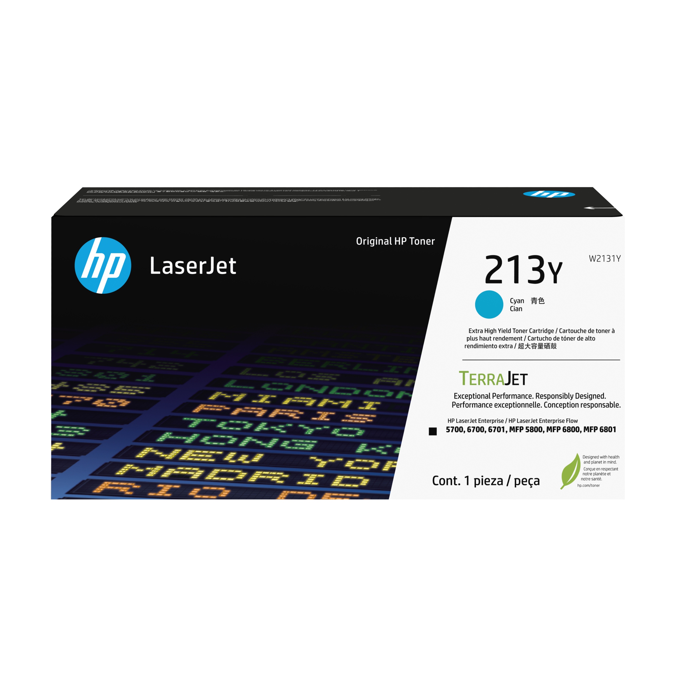 Toner HP 213Y Cyan LaserJet – Wydajność i jakość druku na najwyższym poziomie