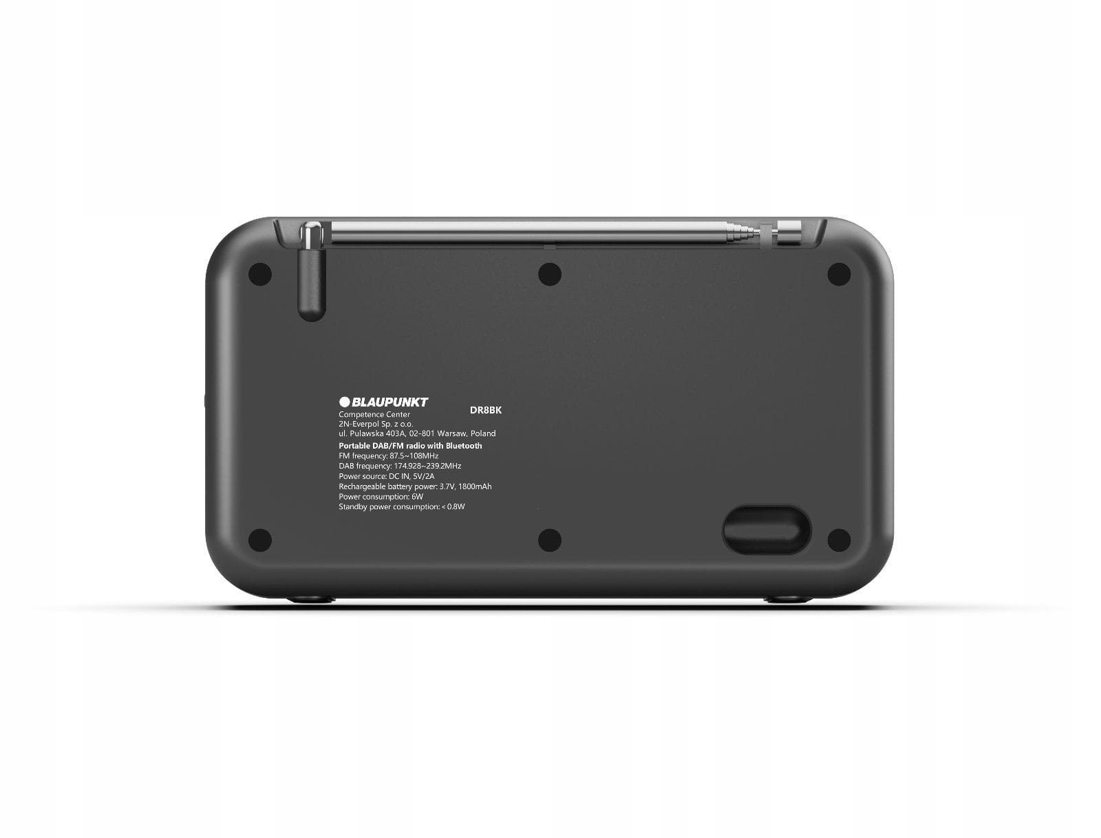 Długi czas pracy – wbudowana bateria 1800 mAh