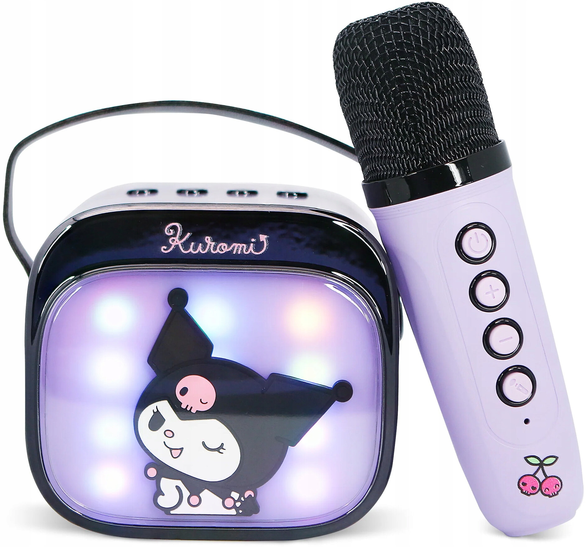 Zestaw bezprzewodowy karaoke OTL Kuromi LED Light-Up – Muzyczna zabawa dla każdego