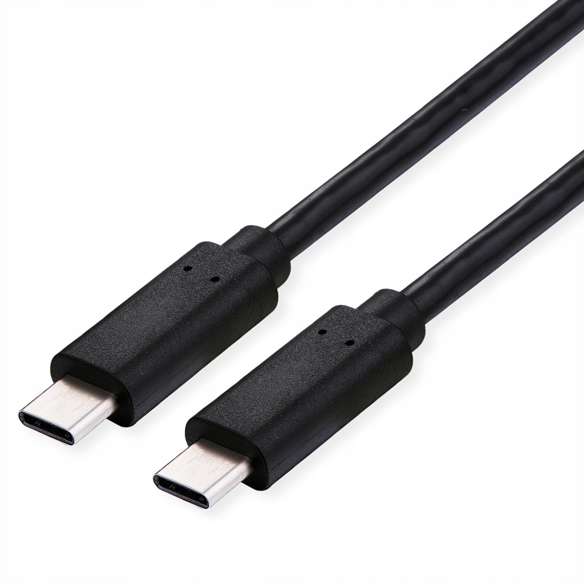 Kabel ROLINE USB-C - USB-C 0.8 m Czarny – Wysoka jakość i wydajność