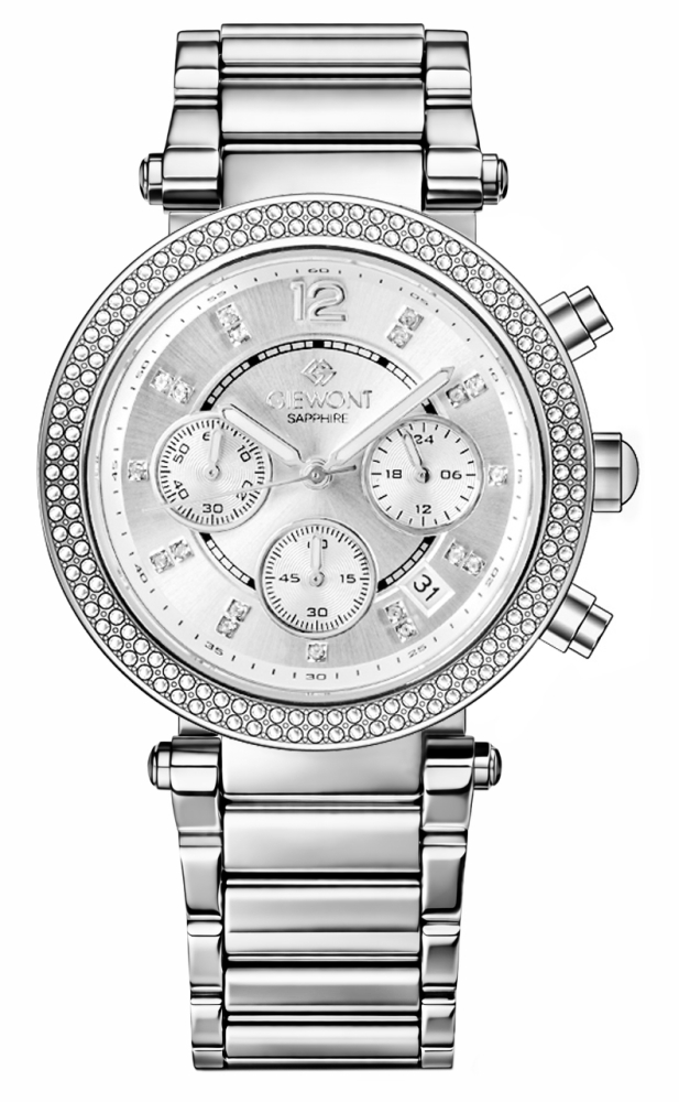 Zegarek Damski Giewont Sapphire Srebrny GW3380-B1 – Elegancja i styl na każdą okazję
