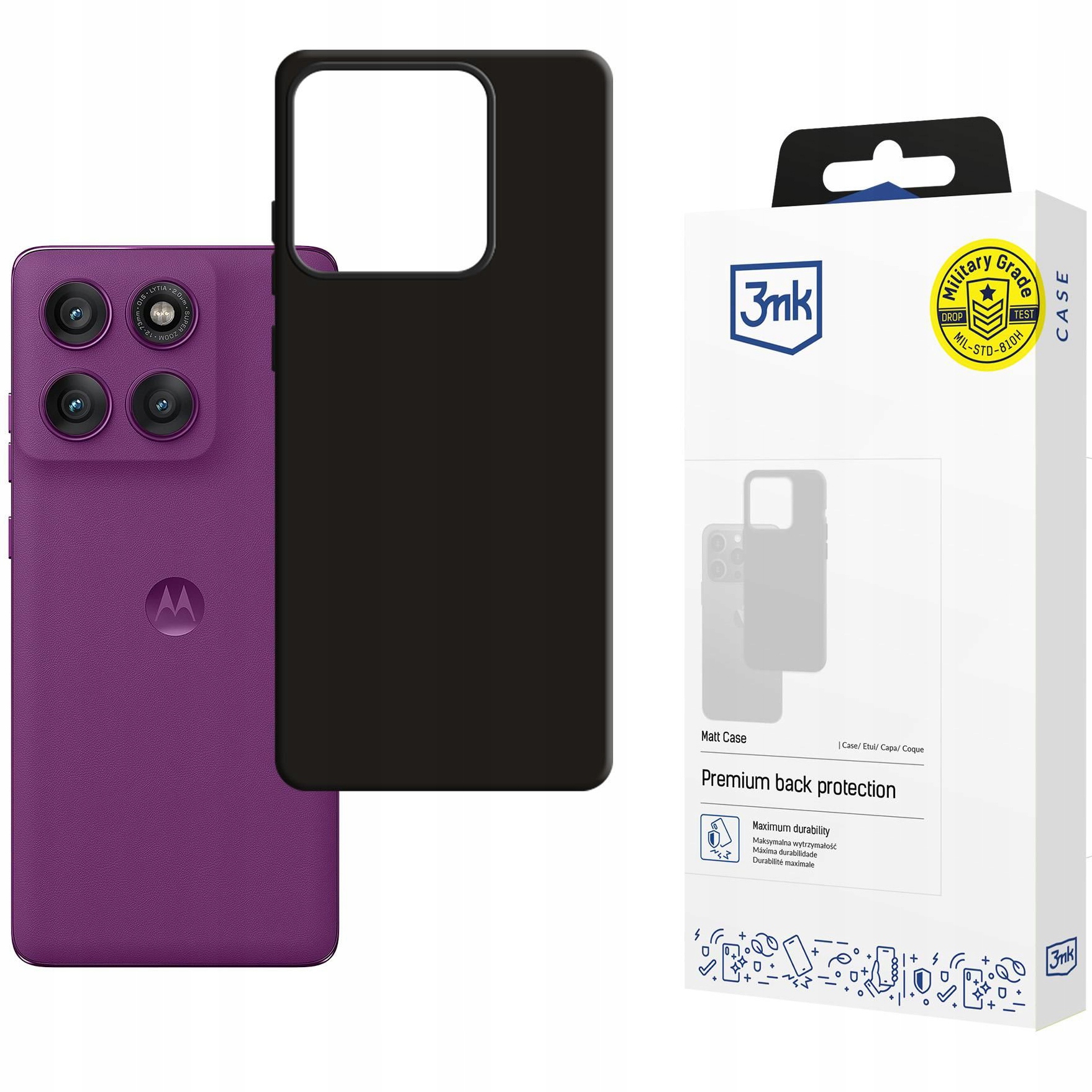 Motorola Edge 60 Pro – Etui 3mk Matt Case dla Twojego smartfona