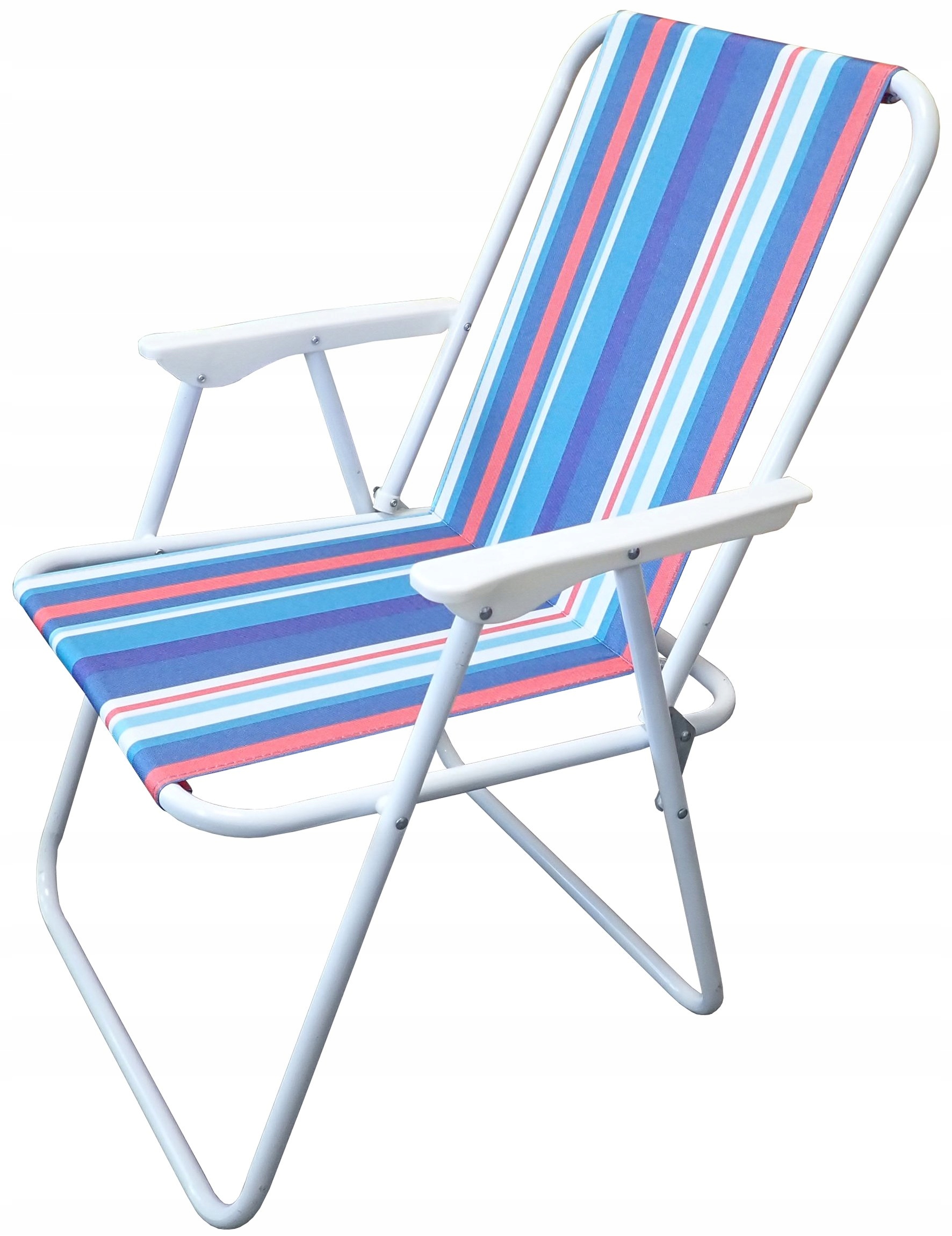 Składane Krzesło Kempingowe Turystyczne Lekkie z Oparciem Kolorowe KUBISPORT – Idealny towarzysz na świeżym powietrzu