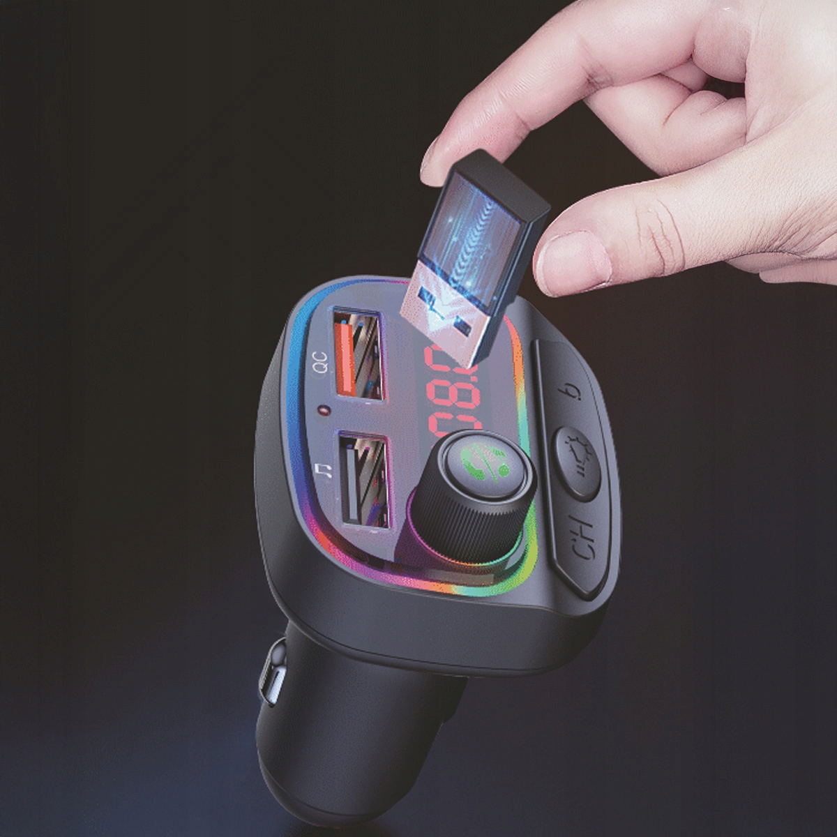 Odtwarzanie plików MP3 i WAV z urządzeń Bluetooth oraz pamięci USB