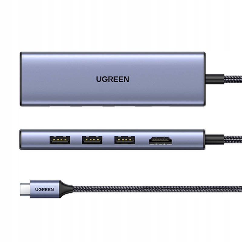 Funkcjonalność HUB-a UGREEN CM511 – Zmień jeden port w kilka