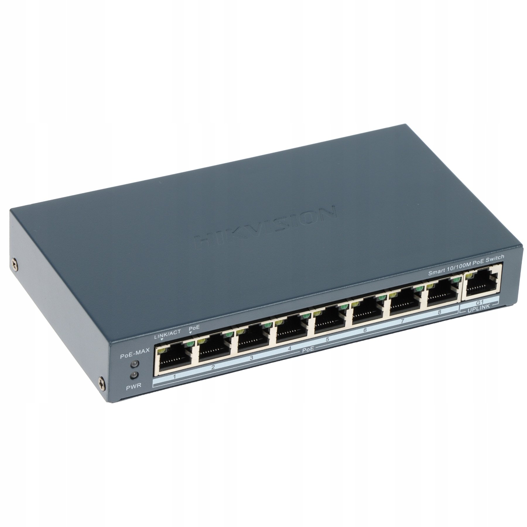 SWITCH POE DS-3E1309P-EI(B) 8-PORTOWY Hikvision – Wydajność i niezawodność w sieci