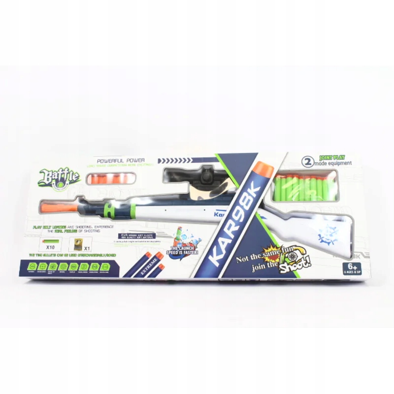 Karabin na miękkie strzałki 502-4 08588 – Idealna zabawa dla dzieci