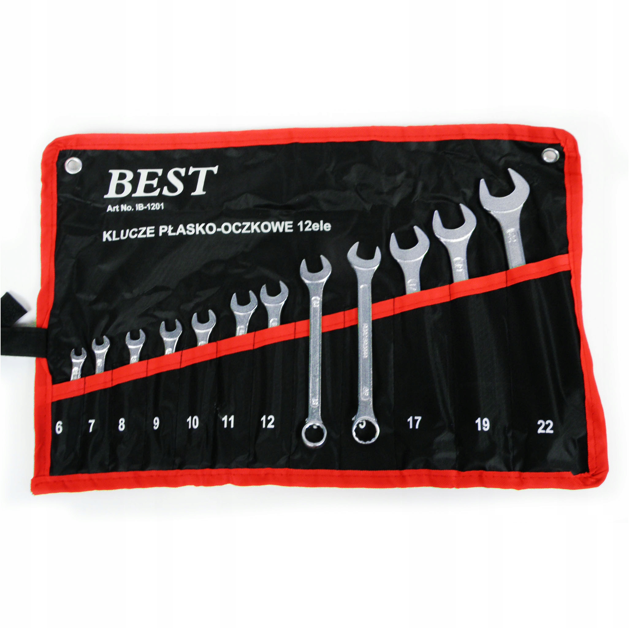 Zestaw kluczy o rozmiarach 6-22 mm