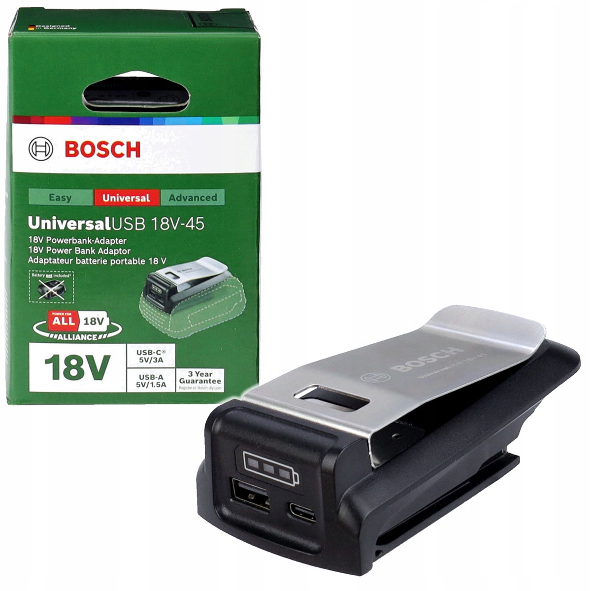 Bosch USB ADAPTER 18V-45 – Innowacyjne rozwiązanie do ładowania