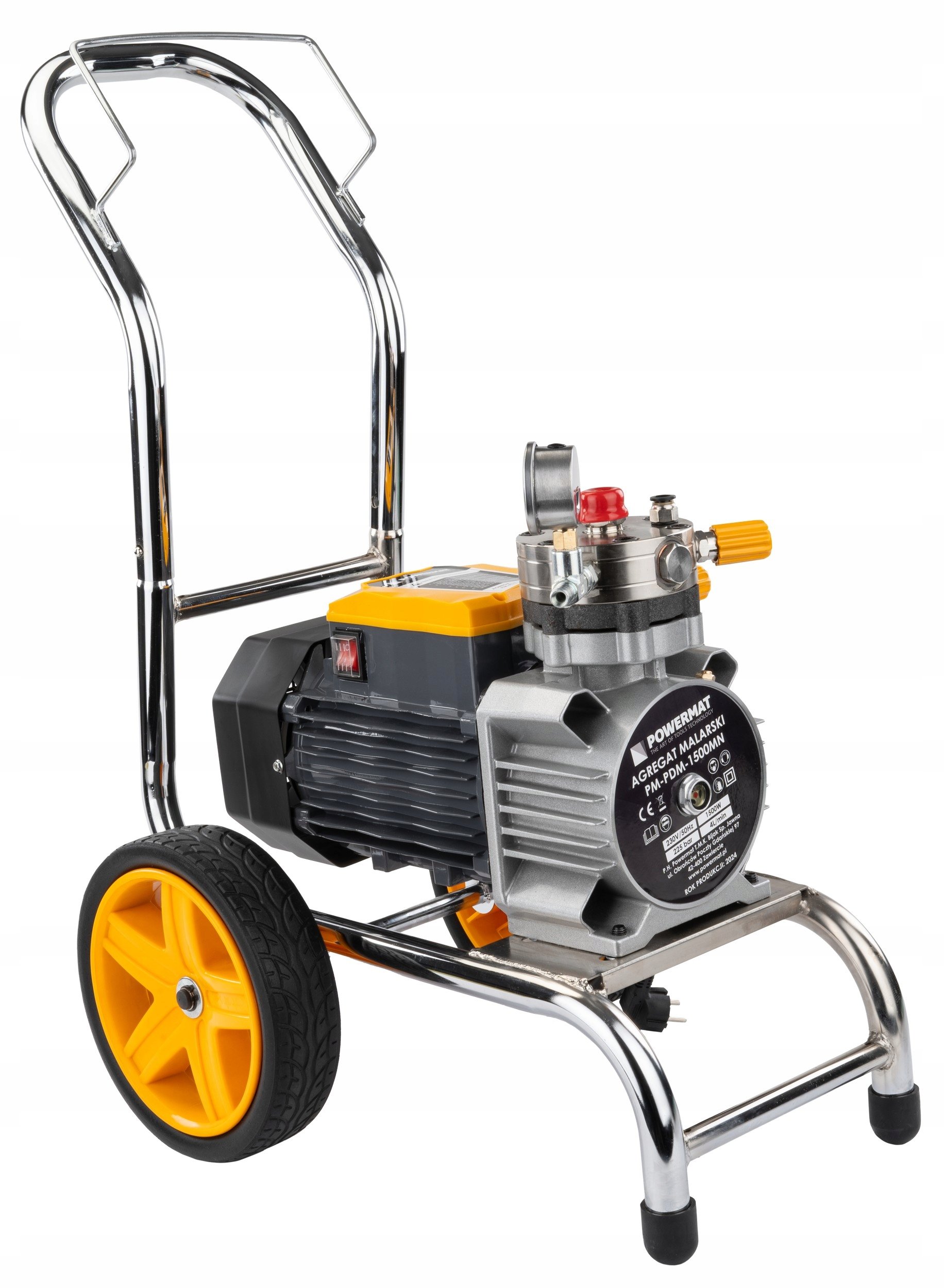 Hydrodynamiczny system malarski – moc 1500 W i ciśnienie 225 bar