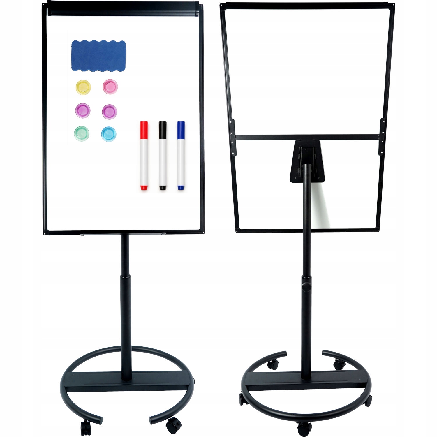 MOZOS TM71-BK TABLICA MAGNETYCZNA JEZDNA FLIPCHART 70x100CM – Idealne rozwiązanie do biura i domu