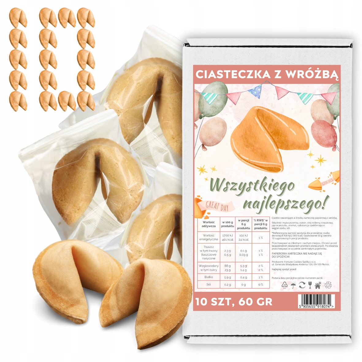 Ciasteczka z Wróżbą Wszystkiego Najlepszego – Idealne na każdą okazję