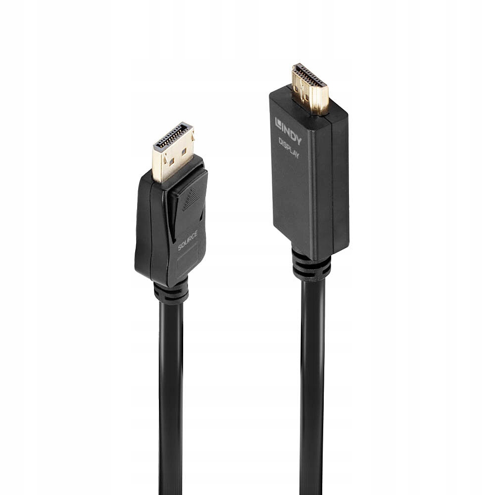 Kabel DisplayPort - HDMI 2m czarny (36922) – Idealne połączenie dla Twojego sprzętu