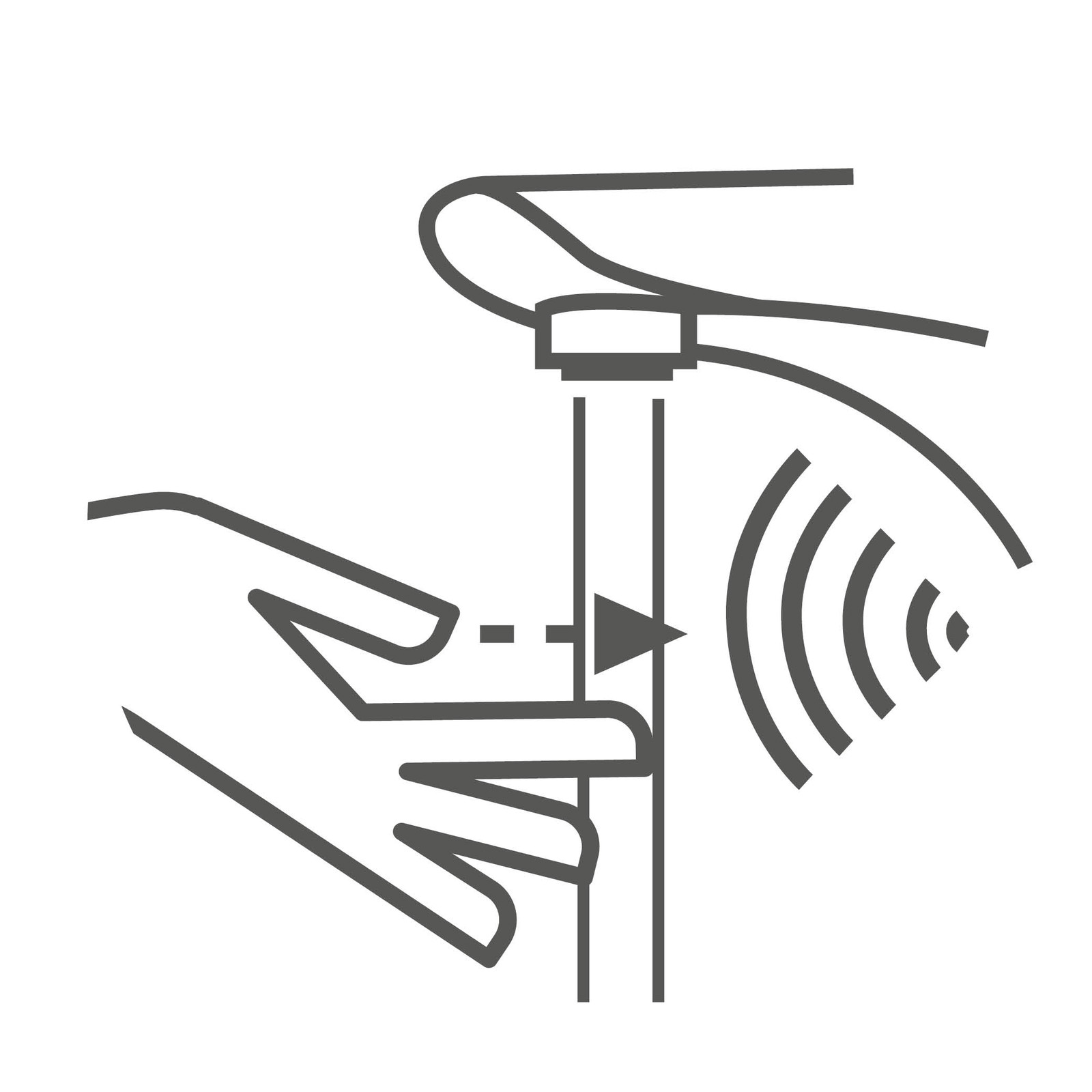 Bateria bezdotykowa z czujnikiem ruchu