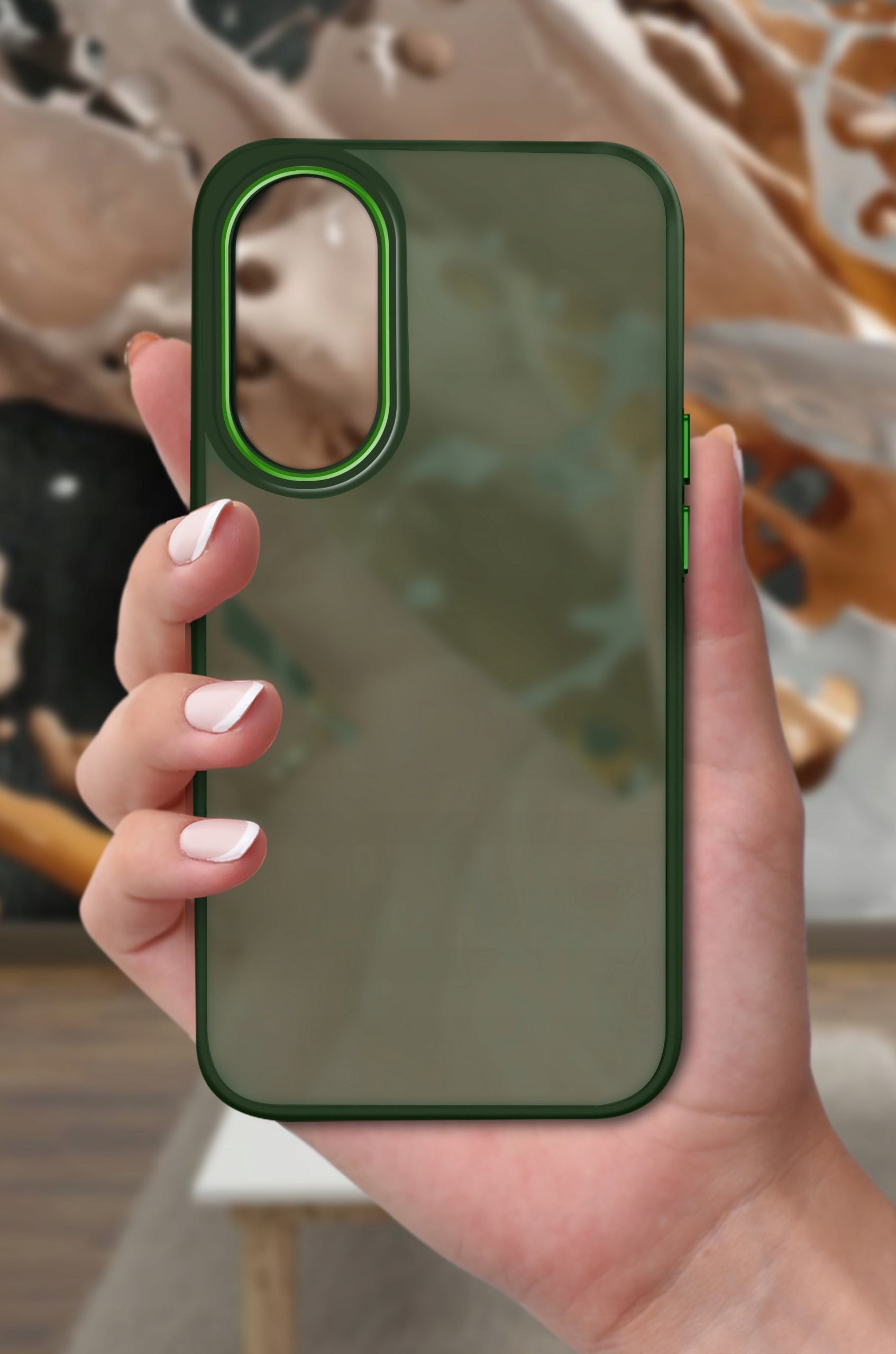 Etui do Oppo A78 5G | A58 5G – Matowe Silicone Case Satynowe Plecki