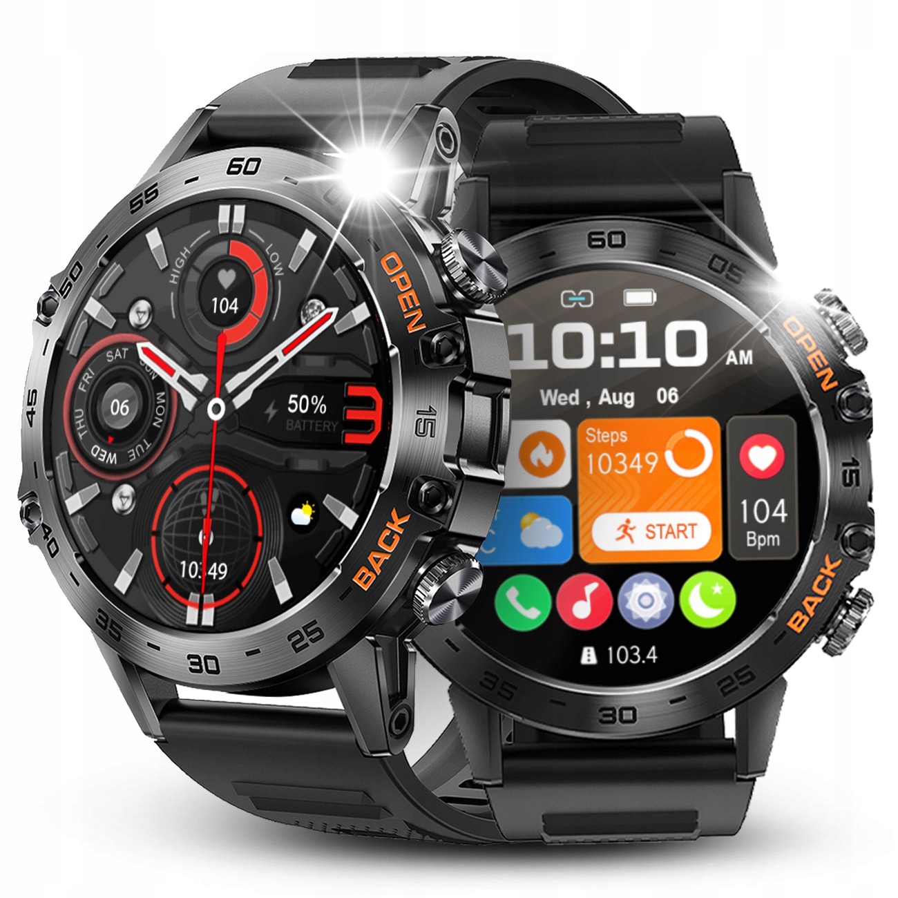 SMARTWATCH WODOODPORNY ZEGAREK MĘSKI MENU PL ROZMOWY CIŚNIENIE SMART WATCH – Twój niezawodny partner w aktywności