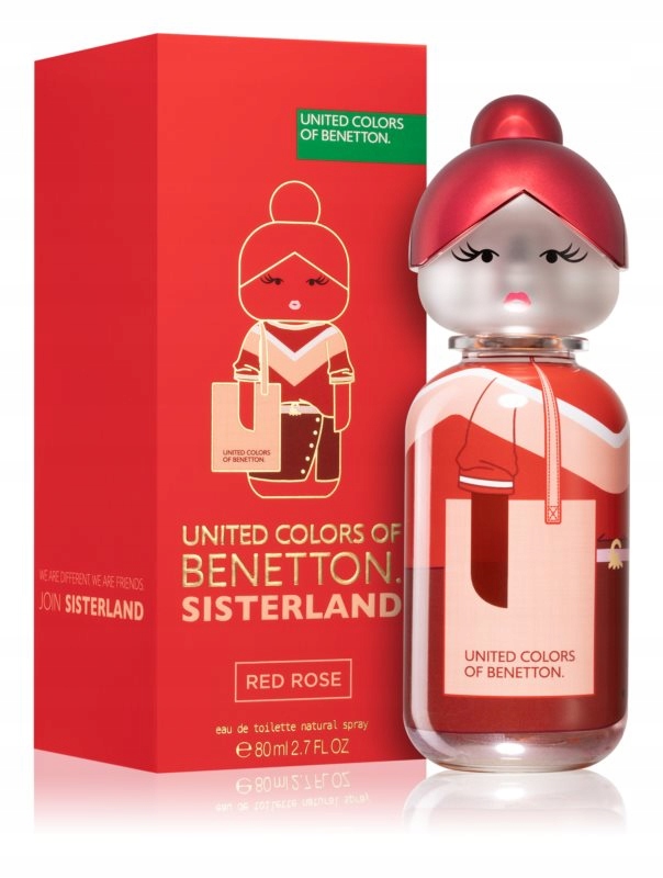 Benetton Sisterland Red Rose – Eau de Toilette dla Kobiet 80 ml