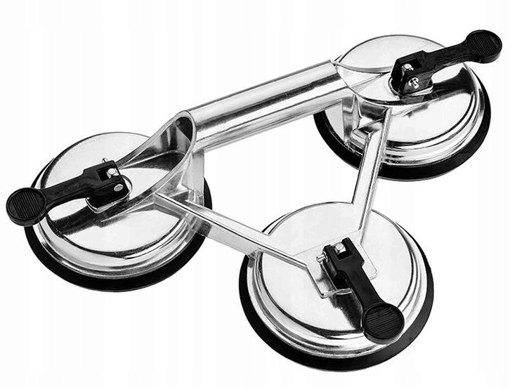 Przyssawka do szyb aluminiowa potrójna 140 kg – Niezawodny pomocnik w transporcie