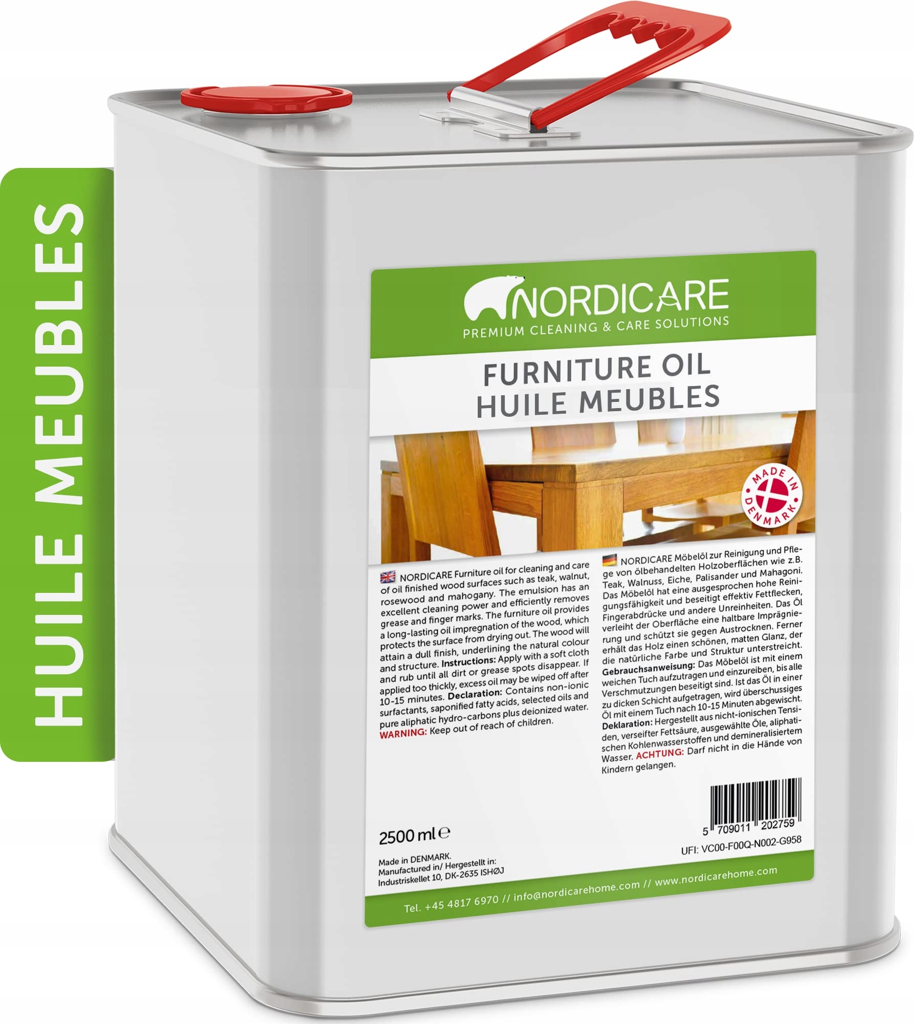 Wysokiej jakości olej do mebli