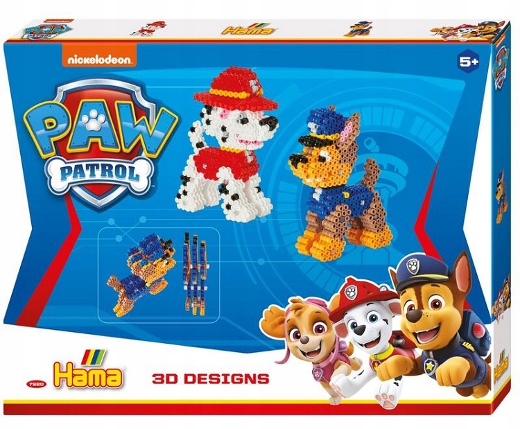 Hama zestaw prezentowy PsiPatrol 015-7920 79208 – Kreatywna zabawa dla dzieci