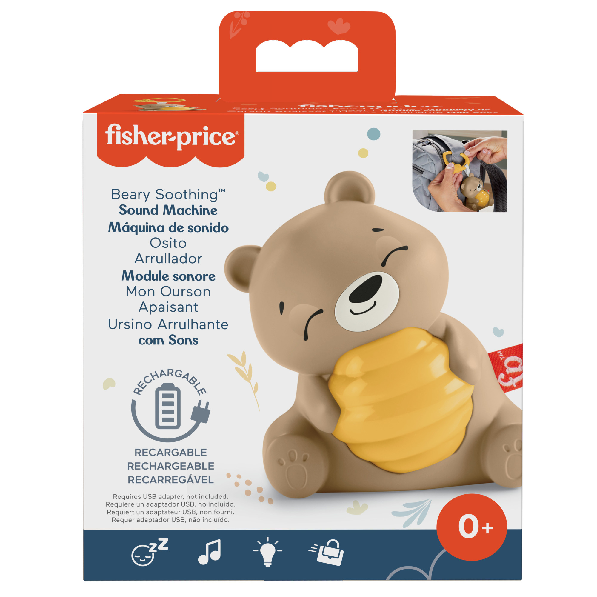 Misiaczek Uspokajaczek Fisher-Price HRB18 – Idealny towarzysz dla Twojego maluszka