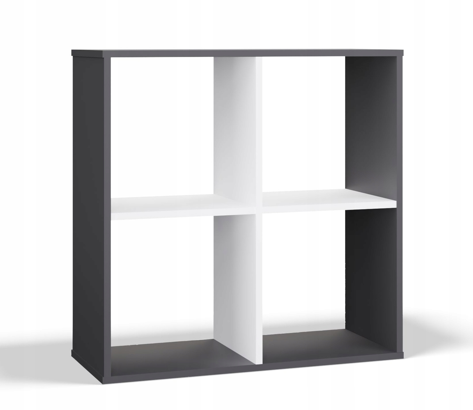 Elegancki design w kolorze antracytowym i białym
