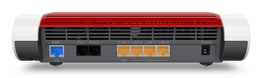Szybkie porty LAN: 1 x 10 Gb/s i 3 x 2,5 Gb/s