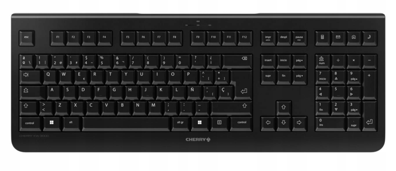 Klawiatura CHERRY KW 3000 RF Wireless QWERTY Hiszpańska – Idealne rozwiązanie dla każdego użytkownika