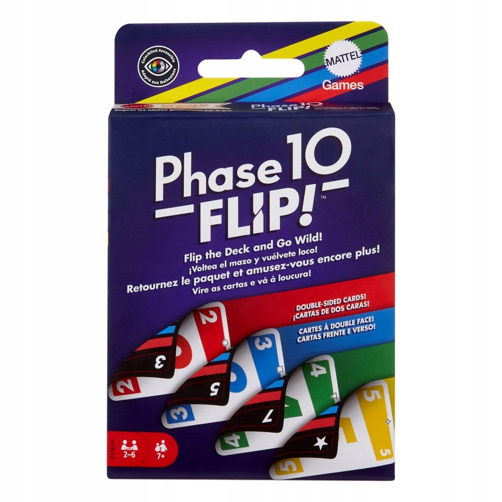 Phase 10 Flip! – Emocjonująca gra karciana od Mattel