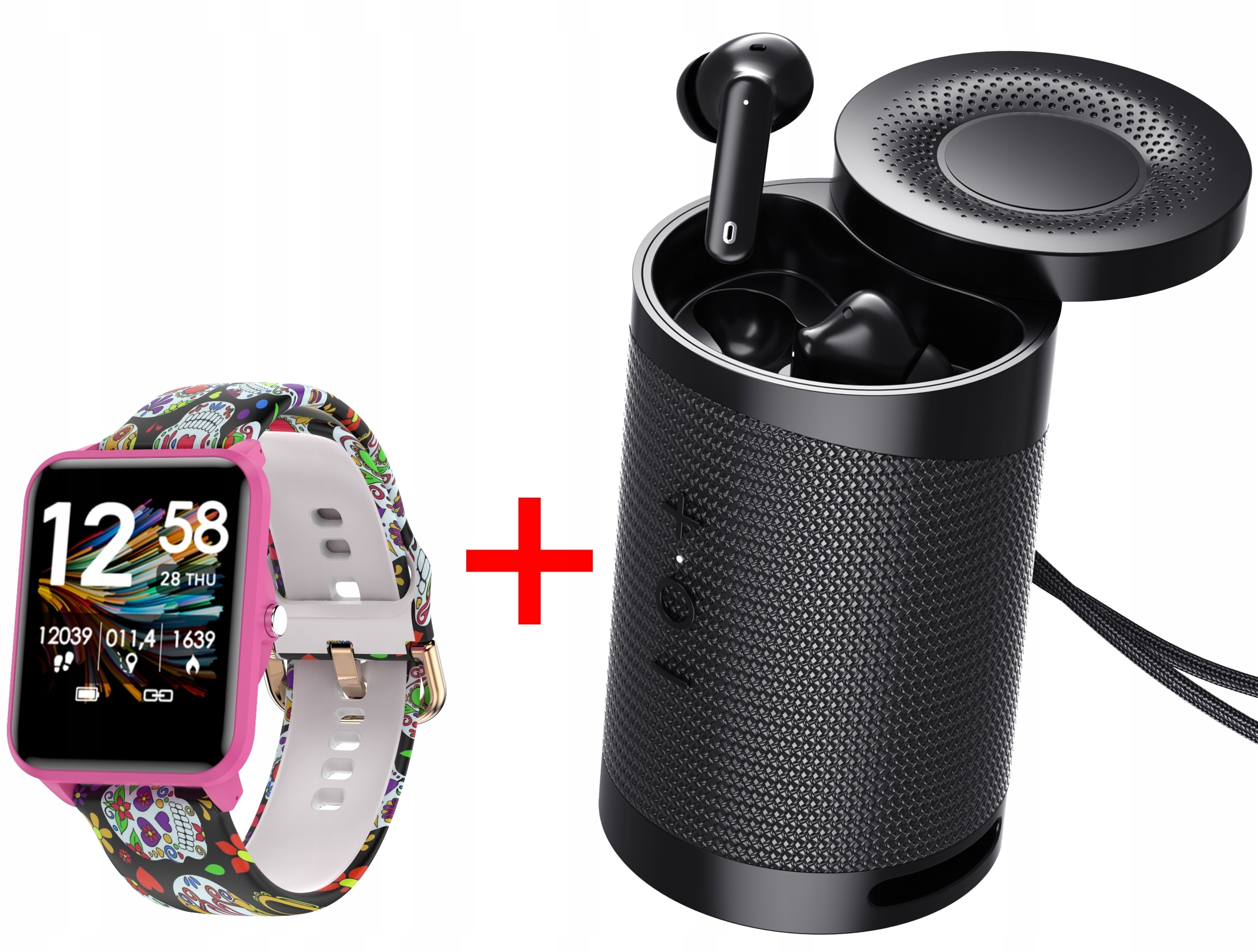 Fitness Smartwatch Bemi KIX-M – Wbudowany odtwarzacz audio