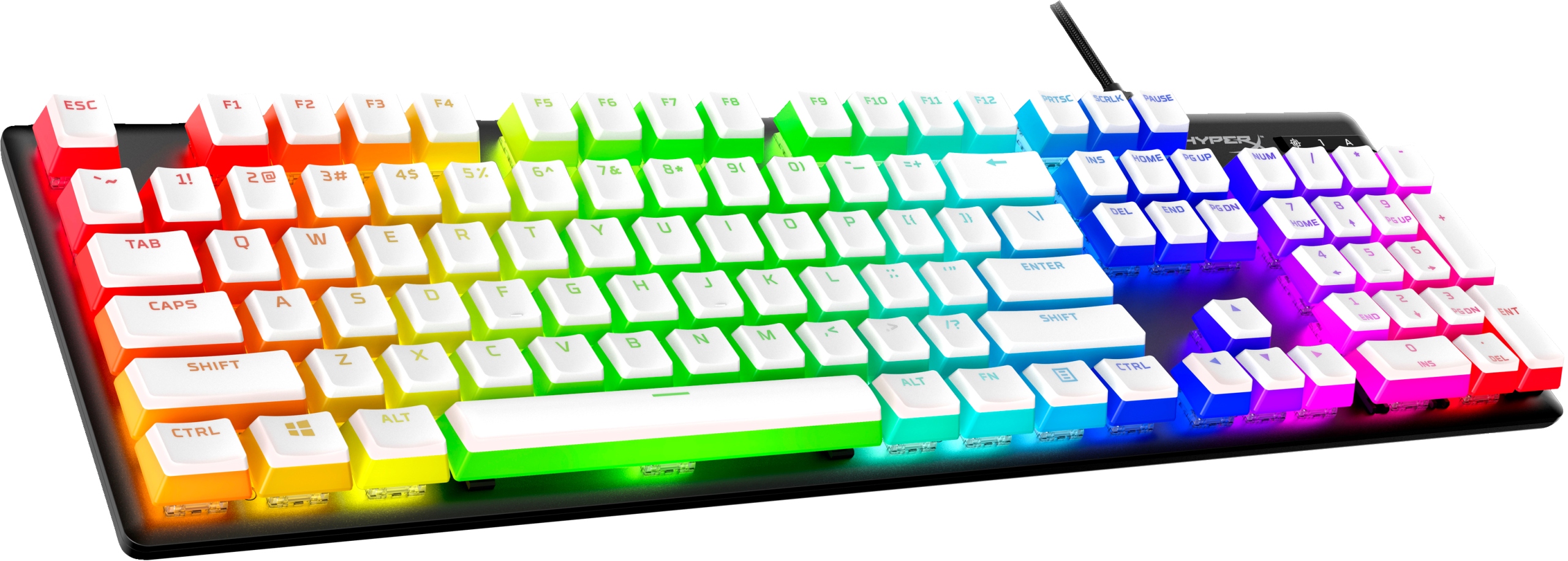 Błyszcząca konstrukcja dla lepszego oświetlenia RGB